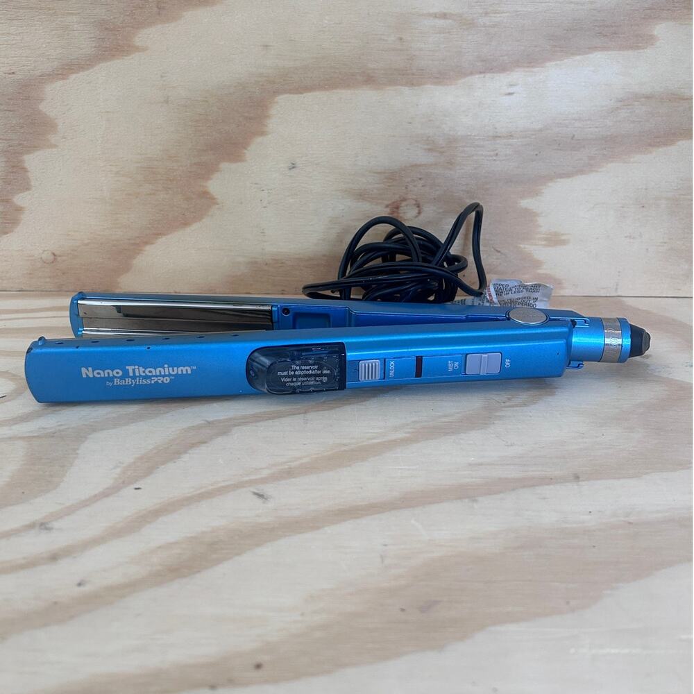 BaBylissPRO - Nano Titanium Blue Flat Iron